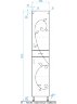 Шкаф-колонна Style Line Фьюжн 36