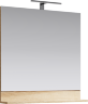 Зеркало Aqwella Фостер 80 с подсветкой, дуб сонома