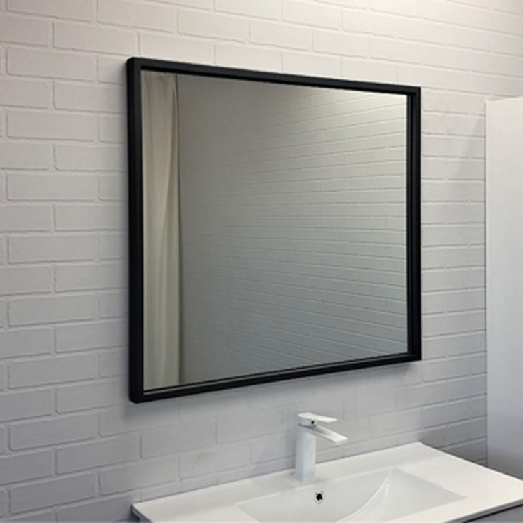 Зеркало Comforty Бредфорд-90 серый графит