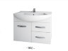 Мебель для ванной Dreja Eco Alfa 90 new, белый лак