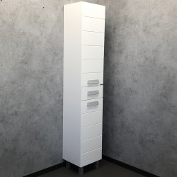 Шкаф-колонна Comforty Модена М-35 белая матовая