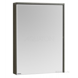 Зеркальный шкаф Акватон (Aquaton) Стоун 60 грецкий орех 1A231502SXC80