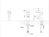 Комплект смесителей для ванной комнаты Bravat Stream (3 в 1) F00310C