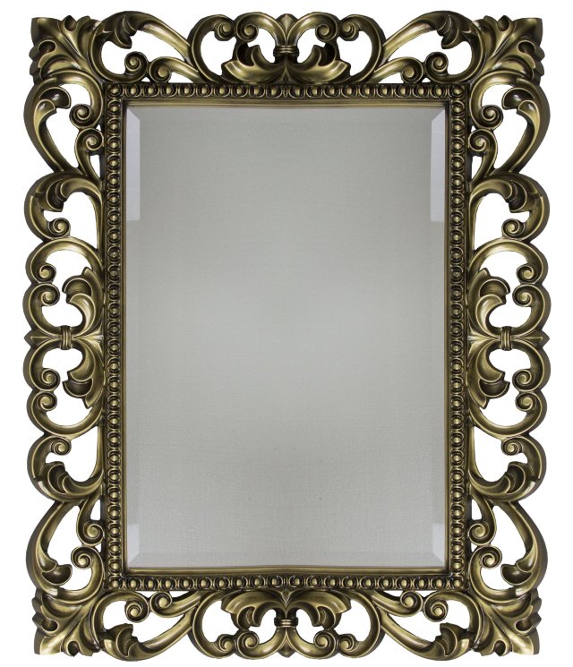 Зеркало Tessoro ISABELLA прямоугольное с фацетом арт. TS-1076-B бронза
