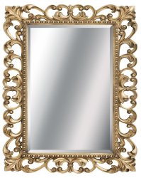 Зеркало Tessoro ISABELLA прямоугольное с фацетом арт. TS-1076-B/L поталь бронза