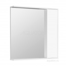 Зеркальный шкаф Акватон (Aquaton) Стоун 80 белый 1A228302SX010