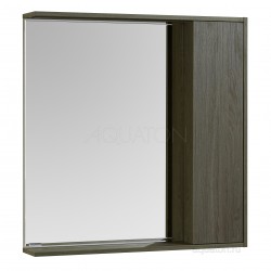 Зеркальный шкаф Акватон (Aquaton) Стоун 80 грецкий орех 1A228302SXC80
