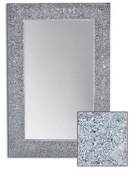Зеркало Boheme 538 с подсветкой 75x97, серебро