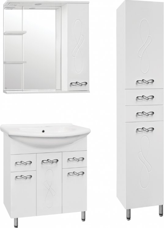 Мебель для ванной Style Line Венеция 75 с 2 ящиками