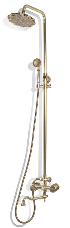 Душевая стойка для ванны и душа Bronze de Luxe Royal 10121DF