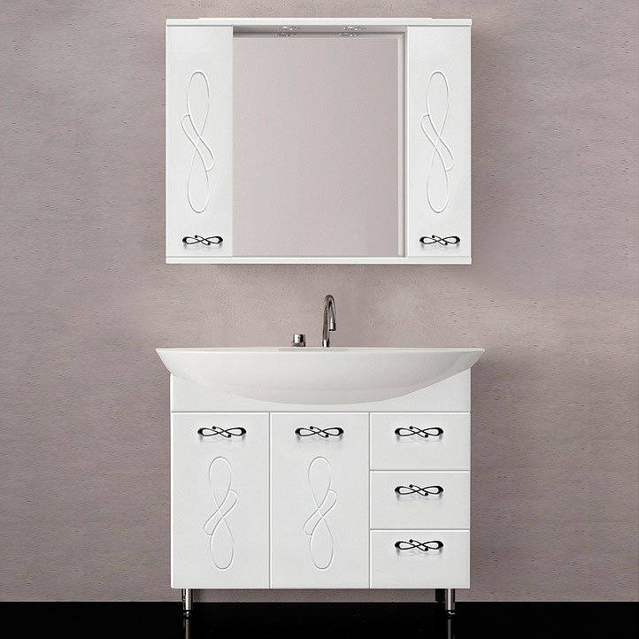 Мебель для ванной Style Line Венеция 90 с 2 ящиками