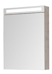 Зеркальный шкаф Dreja MAX 60 с LED-освещением, дуб кантри