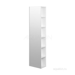 Шкаф-колонна Акватон (Aquaton) Сканди с зеркалом белый 1A253403SD010