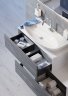 Мебель для ванной Aqwella 5 stars Genesis 120, миллениум серый