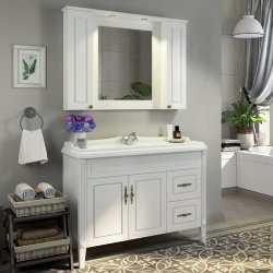 Мебель для ванной Comforty Палермо-120 белая