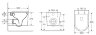 Унитаз подвесной безободковый OWL Curve Cirkel-H с сиденьем DP микролифт