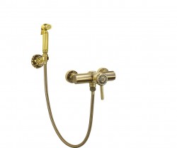 Смеситель с гигиеническим душем и держателем Bronze de Luxe Windsor 10133