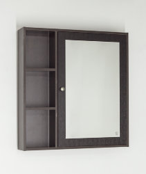 Зеркальный шкаф Style Line Кантри 75, венге