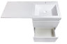 Мебель для ванной Style Line Даллас 120 напольная, люкс белая, PLUS