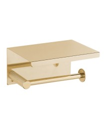 Держатель для туалетной бумаги с крышкой Boheme Uno 10971-G gold