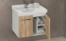 Мебель для ванной Comforty Рига-60 дуб сонома