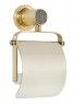 Держатель для туалетной бумаги с крышкой Boheme Royal Cristal 10921-G-B