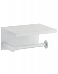 Держатель для туалетной бумаги с крышкой Boheme Uno 10971-MW matt white
