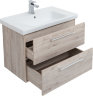 Мебель для ванной Dreja GIO 80 подвесная, дуб кантри