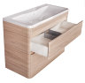 Мебель для ванной Style Line Атлантика 100 подвесная, люкс ясень перламутр, PLUS