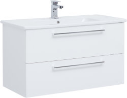 Мебель для ванной Dreja GIO 100 подвесная, белый глянец