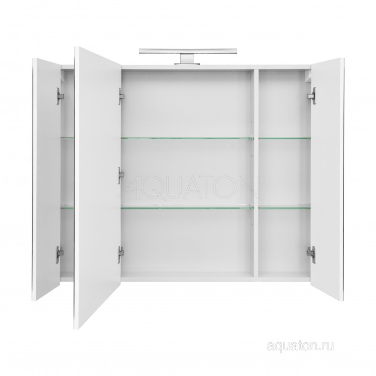 Зеркальный шкаф Акватон (Aquaton) Нортон 100 белый 1A249302NT010