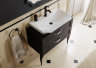 Мебель для ванной Aqwella 5 stars LaDonna 85, черный матовый