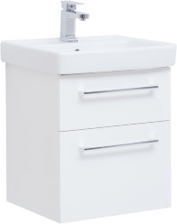 Мебель для ванной Dreja Q MAX 55 подвесная, белый глянец