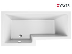 Акриловая ванна Vayer Options 170х85/70 L