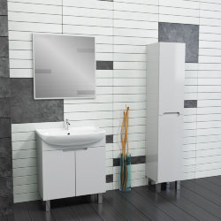 Мебель для ванной Dreja Eco David 65 D, белый лак