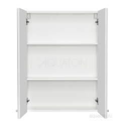 Шкаф навесной Акватон (Aquaton) Минима двустворчатый белый 1A001703MN010