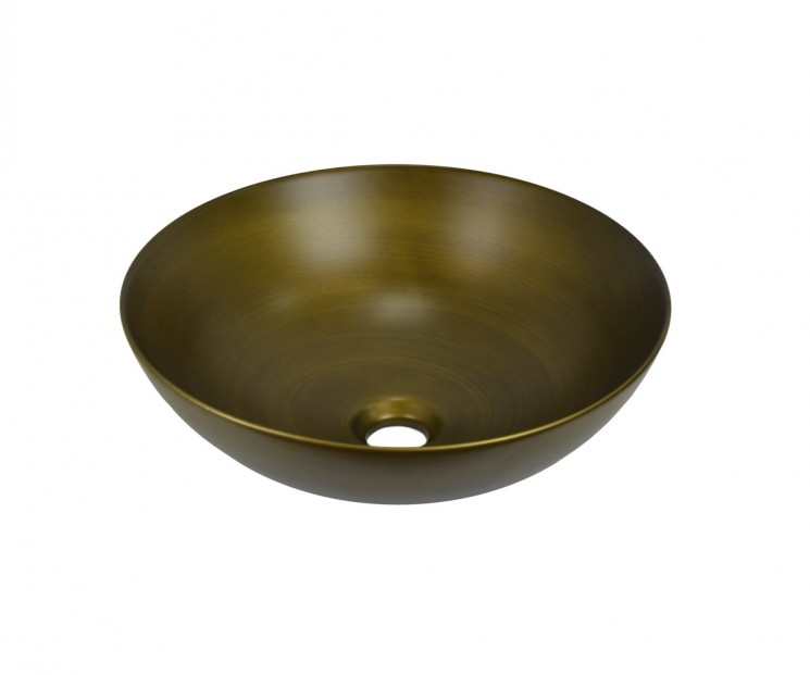 Раковина-чаша Bronze de Luxe Sphera 6203 на столешницу бронза 405х405х150
