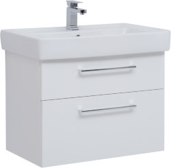 Мебель для ванной Dreja Q MAX 80 подвесная, белый глянец