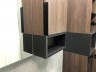 Зеркальный шкаф Comforty Франкфурт-90 дуб шоколадно-коричневый