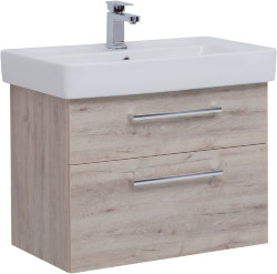 Мебель для ванной Dreja Q MAX 80 подвесная, дуб кантри