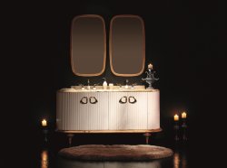 Мебель для ванной Tessoro RIVOLI 180 арт.TS-RI918-C-W/W Белый/Цоколь с ножками белый