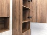 Шкаф-колонна Comforty Бордо-40 дуб темно-коричневый