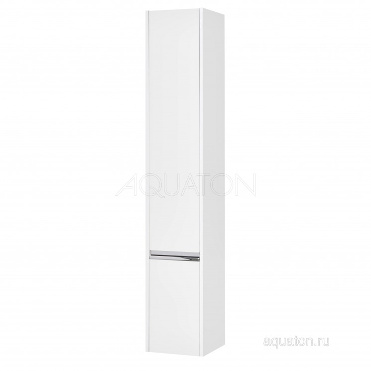 Шкаф-колонна Акватон (Aquaton) Капри левый белый глянец 1A230503KP01L