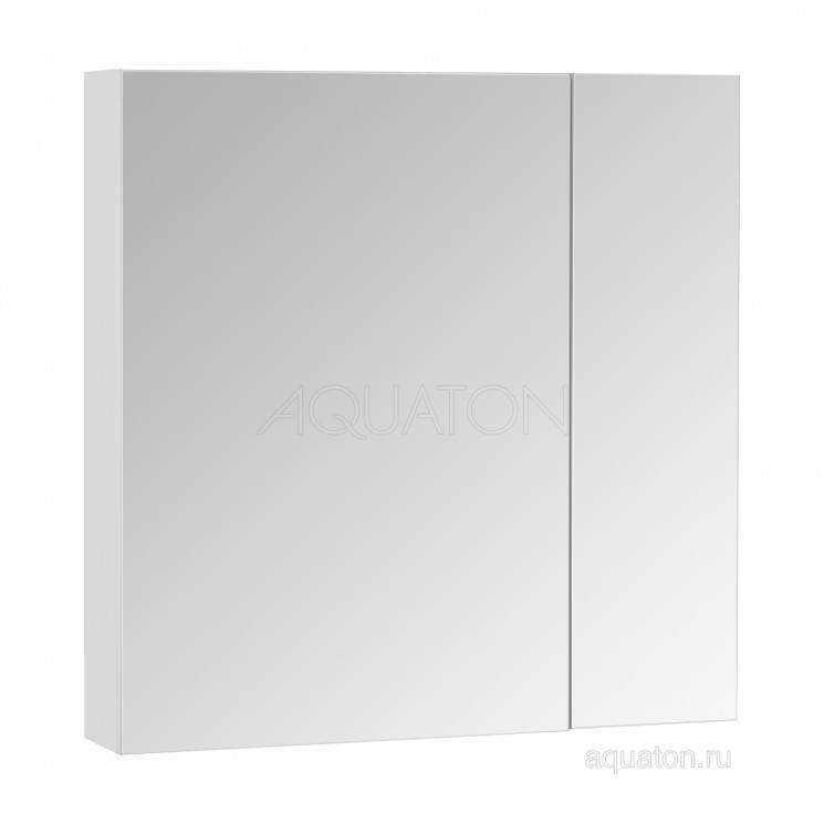 Зеркальный шкаф Акватон (Aquaton) Асти 70 белый 1A263402AX010