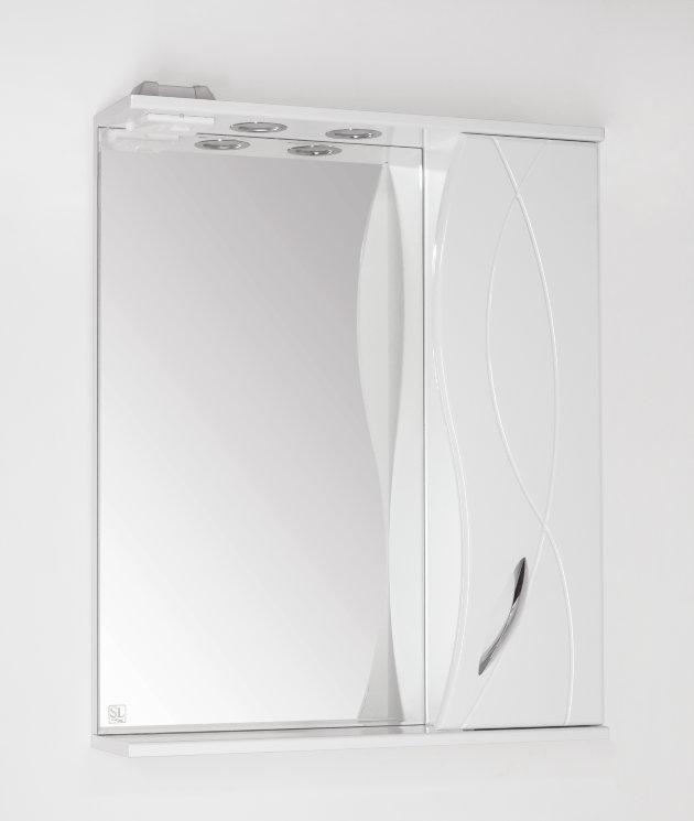 Зеркальный шкаф Style Line Амелия 65 со светильником