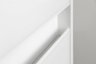 Тумба c раковиной Style Line Монако 60 подвесная с 2 ящиками, осина белая/белый лакобель, PLUS