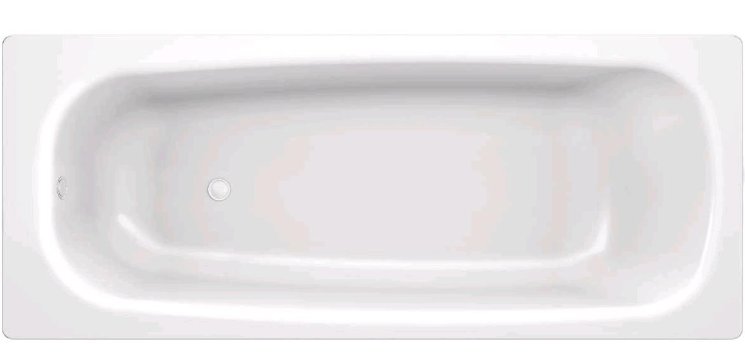 Ванна стальная LAUFEN PRO 1500х700х390 с отверстиями для ручек и шумоизоляционным покрытием