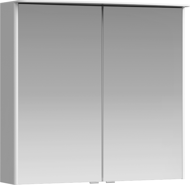 Зеркальный шкаф Аквелла (Aqwella) Neringa 80 с подсветкой, цвет белый NER0408