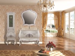 Мебель для ванной Tessoro DONATO арт. BDF-5005 Белый с серебром